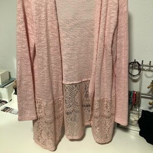 New Directions Soft Pink Cardigan XL